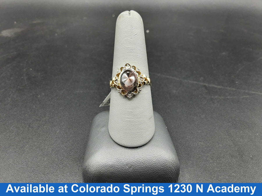 Women's Ring - Tricolor Gold 10k (.417) 2.6 grams Size 9
