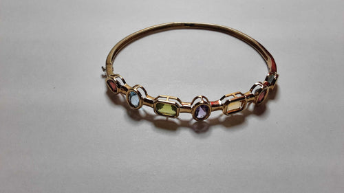 Bangle Bracelet - Yellow Gold 10k (.417) 9.8 grams 7 inch
