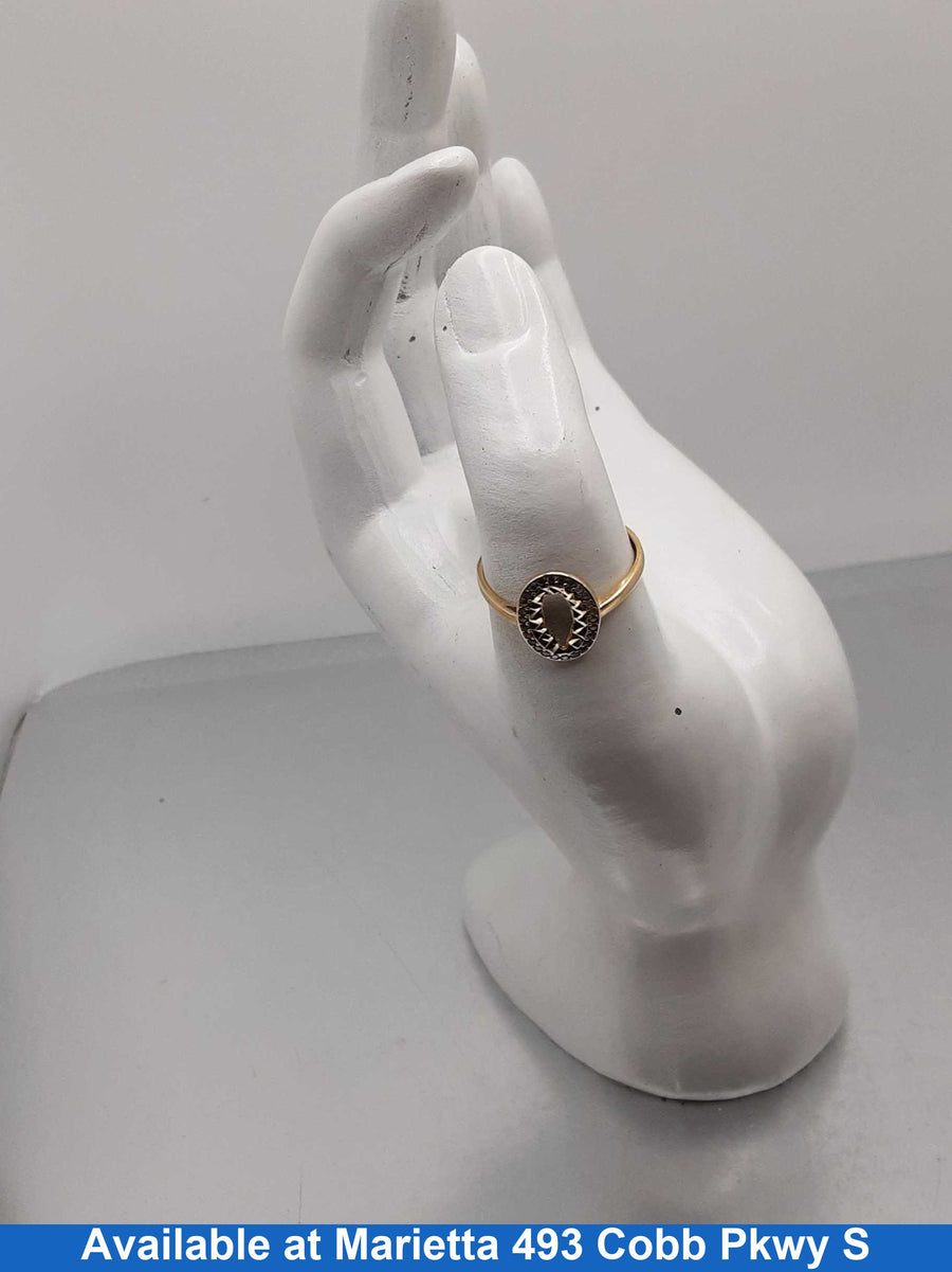Women's Ring - Yellow Gold 14k (.585) 1.8 grams Size 8