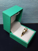 Women's Ring - Yellow Gold 10k (.417) 3.6 grams Size 7.5