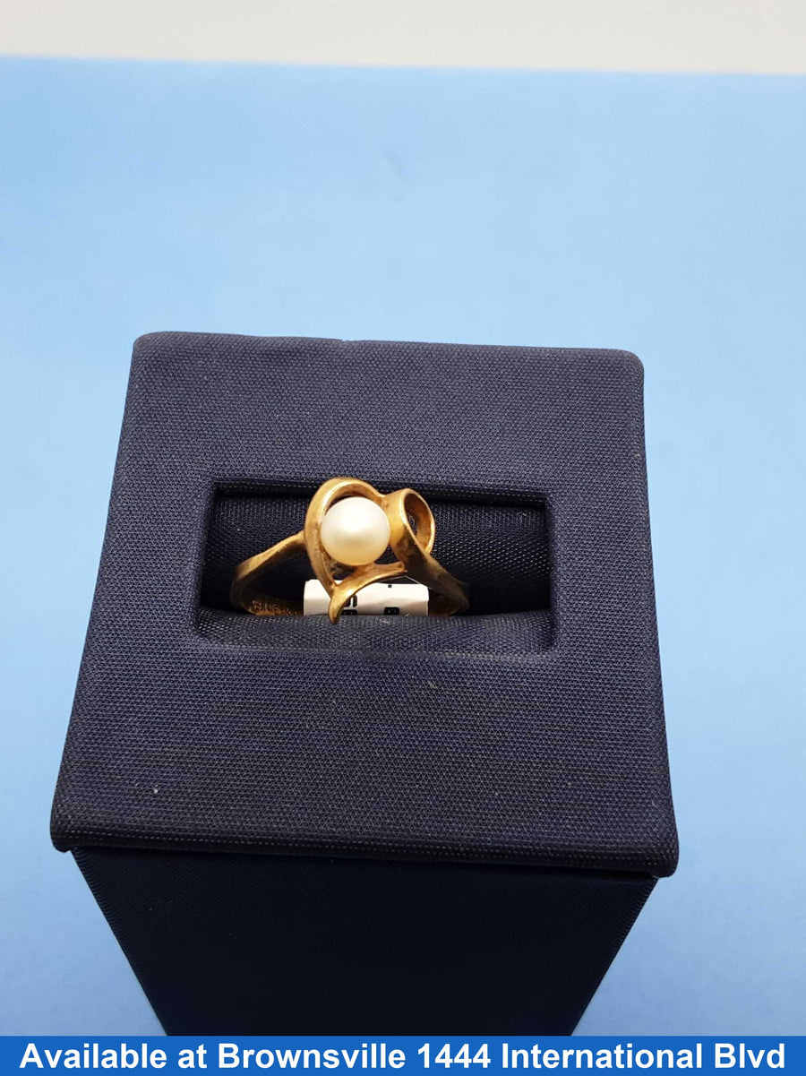 Women's Ring - Yellow Gold 10k (.417) 1.5 grams Size 6.5