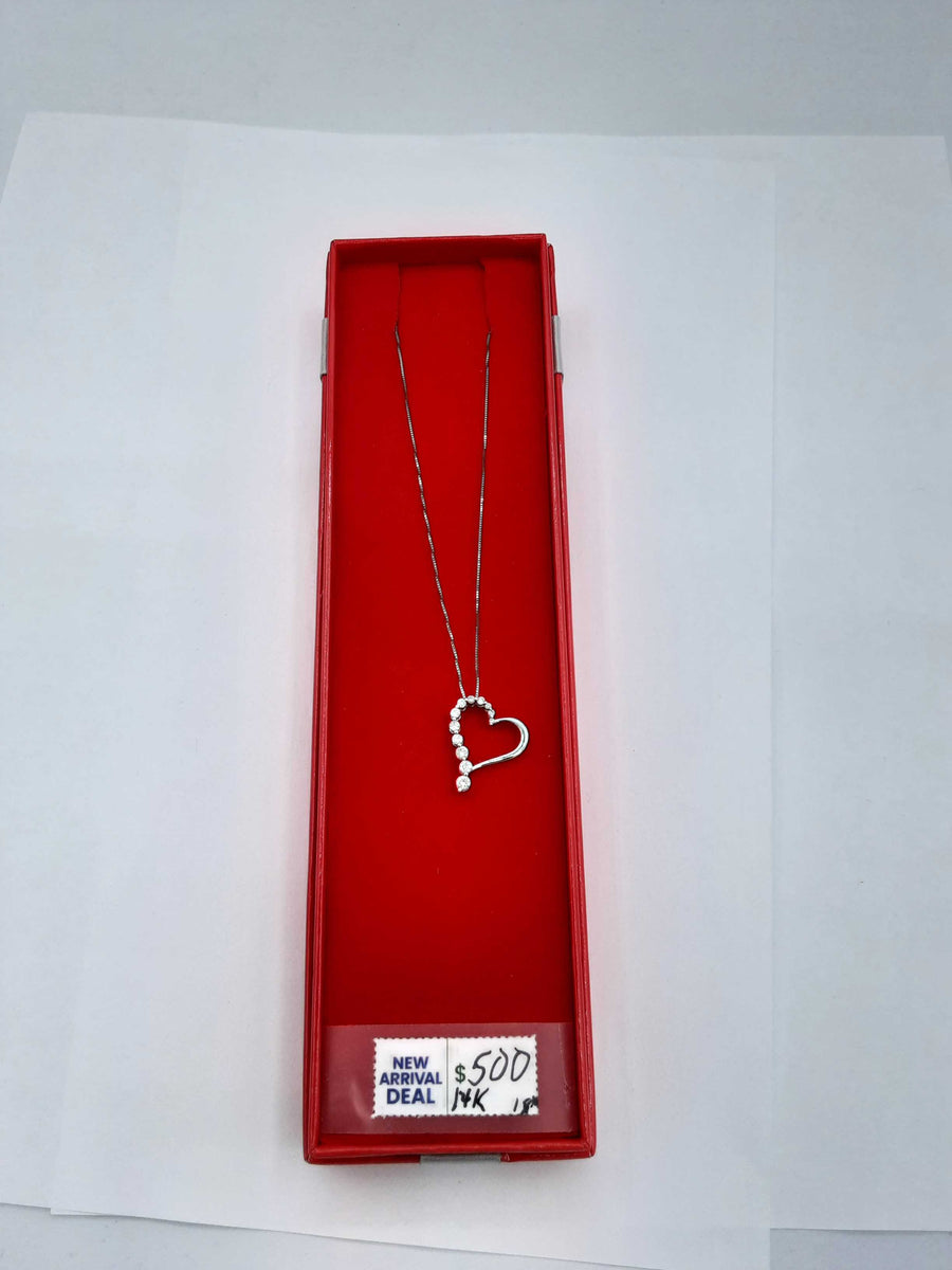 Chain - White Gold 14k (.585) 2.4 grams 18 inch