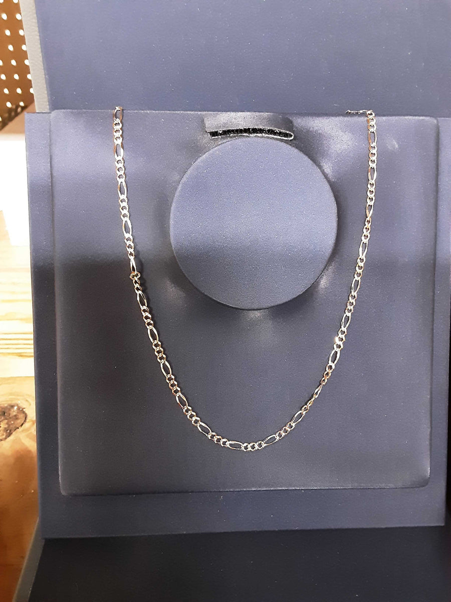 Figaro Chain - Tricolor Gold 14k (.585) 7.6 grams 20 inch