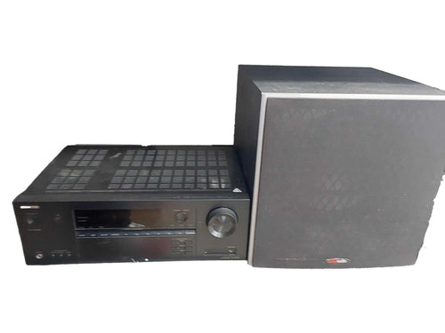 Onkyo Tx-sr393 Black Surround Sound Speaker