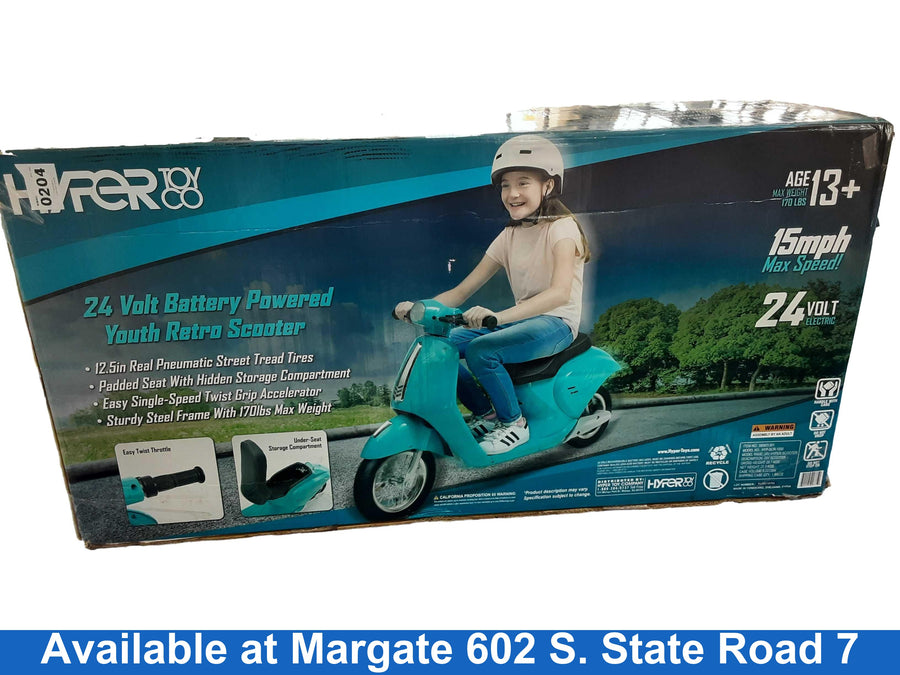 Hyper Retro 1000 Blue Moped / Vespa