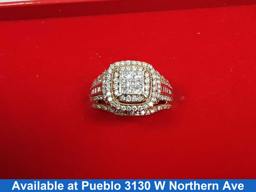 Women's Ring - Yellow Gold 10k (.417) 5.6 grams Size 8.5