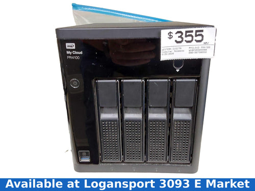 Western Digital Mycloud Pr4100 Black Computer Accessory