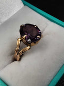 Women's Ring - Solitaire - Yellow Gold 10k (.417) 2.6 grams Size 6.5