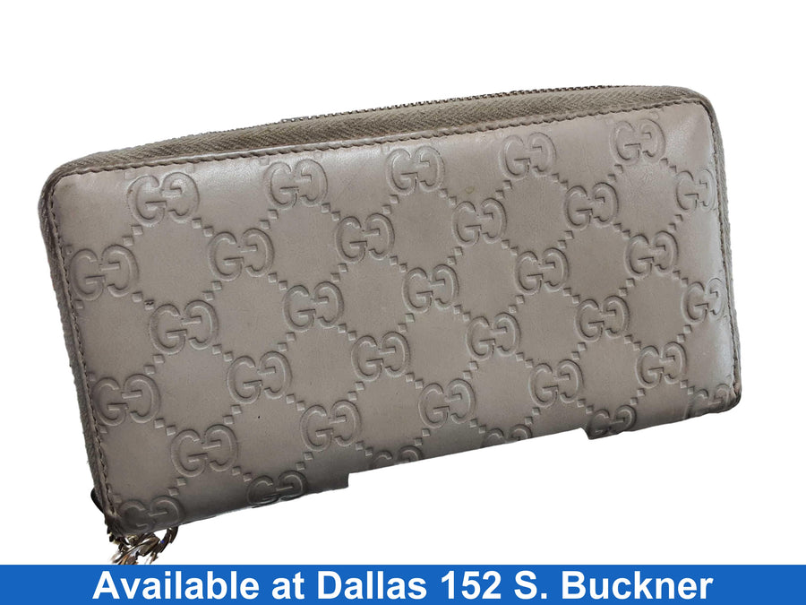 Gucci Guccissima Beige / Tan Wallet