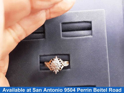 Women's Ring - Yellow Gold 10k (.417) 2.2 grams Size 9.5