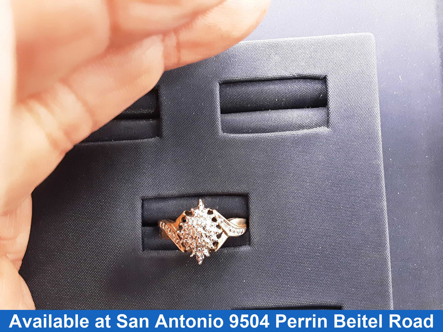 Women's Ring - Yellow Gold 10k (.417) 2.2 grams Size 9.5