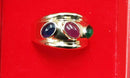 Women's Ring - Yellow Gold 14k (.585) 5.5 grams Size 9