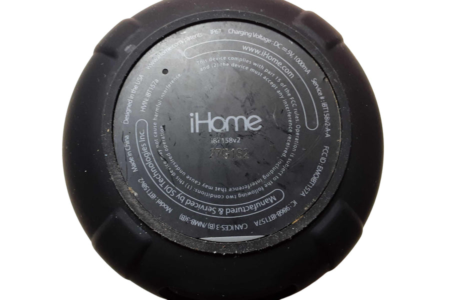 Ihome Ibt158v2 Black Portable Speaker