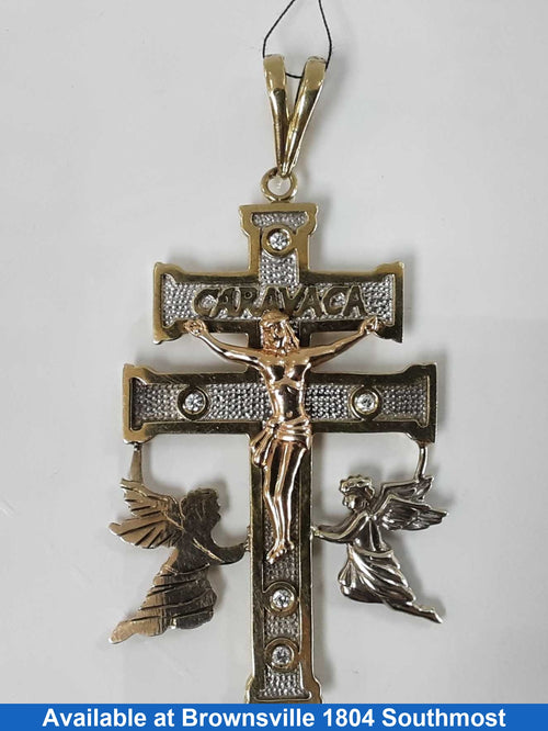 Religious Pendant - Tricolor Gold 14k (.585) 14.5 grams