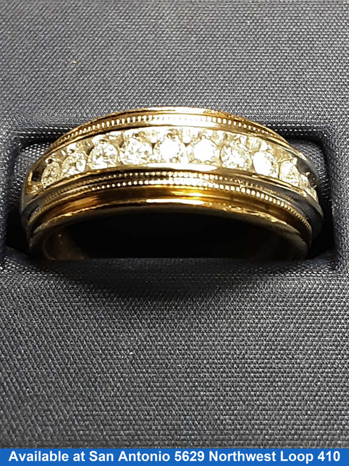 Ring - Wedding Band - Yellow Gold 14k (.585) 7.5 grams Size 9.5