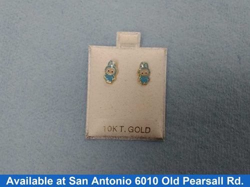 Earrings - Yellow Gold 10k (.417) 0.3 grams