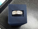Ring - Wedding Band - White Gold 14k (.585) 9.4 grams Size 11