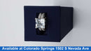 Women's Ring - Solitaire - White Gold 14k (.585) 7.2 grams Size 7