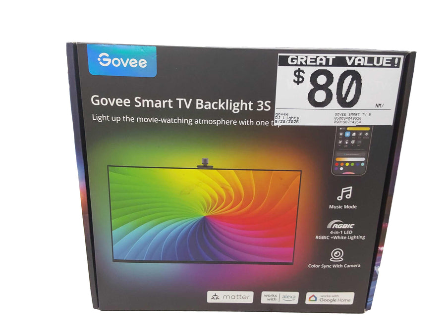 Govee Govee Smart Tv Backlight 3s Multi-color DJ Light