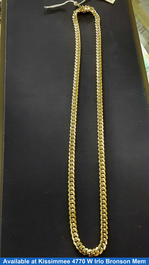 Cuban Link Chain - Yellow Gold 14k (.585) 52.2 grams 22 inch
