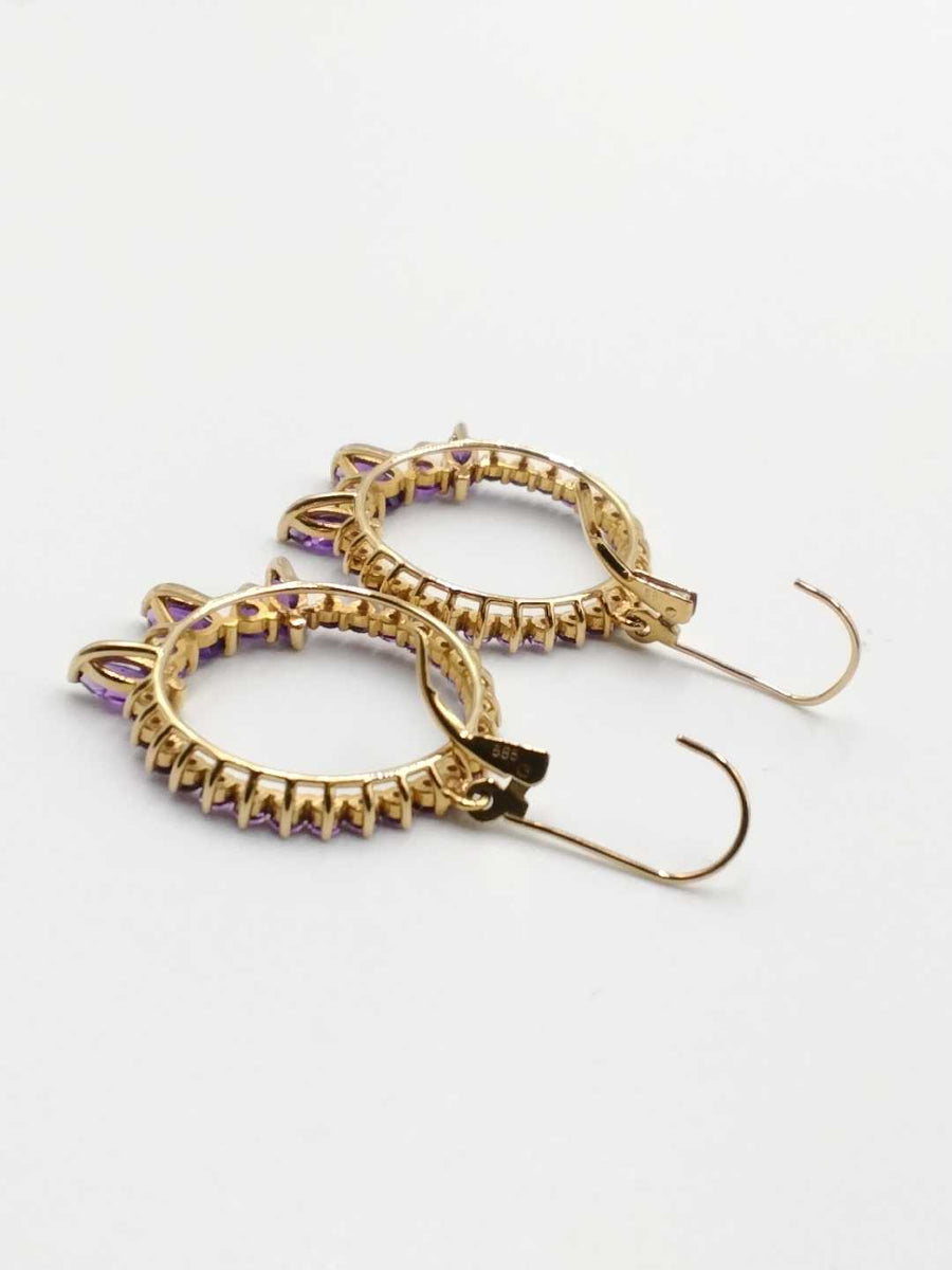 Earrings - Yellow Gold 14k (.585) 5 grams