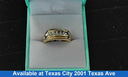 Men's Ring - Yellow Gold 10k (.417) 3.4 grams Size 7.5