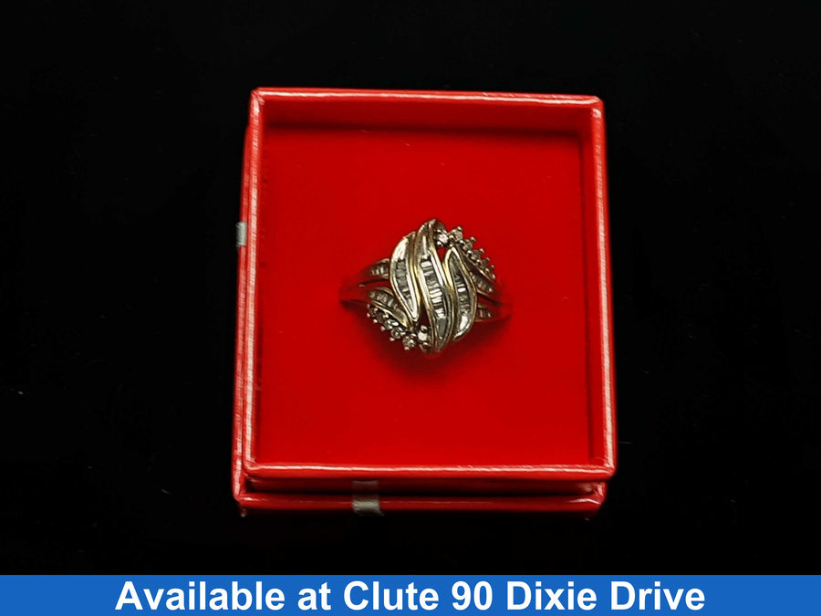 Women's Ring - Yellow Gold 10k (.417) 4.3 grams Size 11