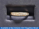Women's Ring - Anniversary - Yellow Gold 14k (.585) 2.2 grams Size 7