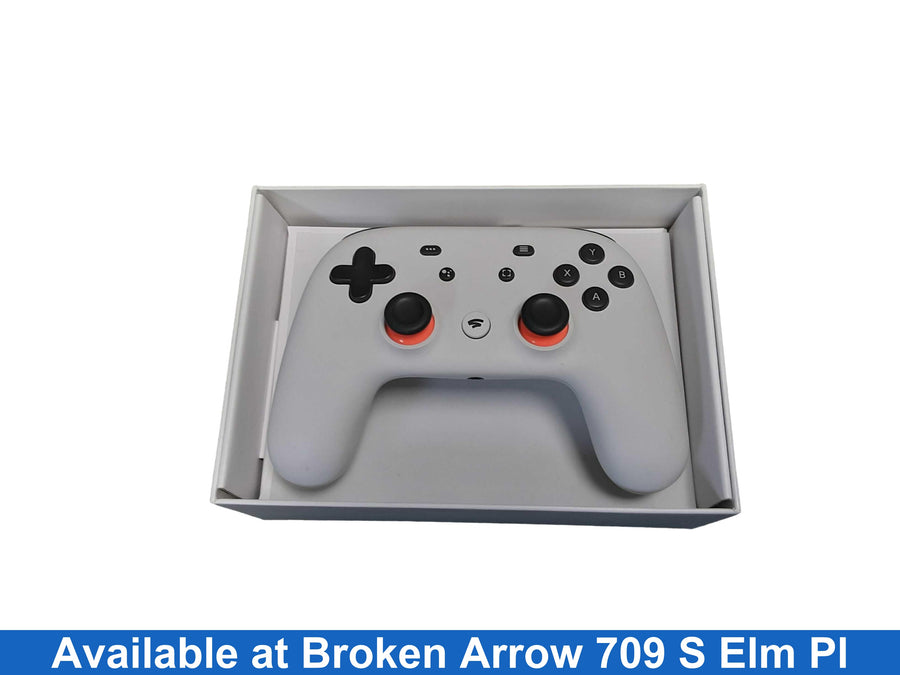 Google Stadia White Gaming Controller
