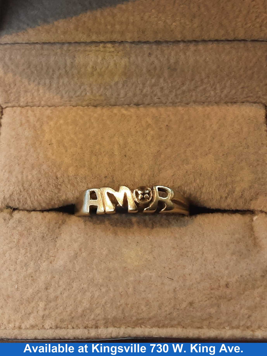 Women's Ring - Yellow Gold 10k (.417) 1.2 grams Size 7
