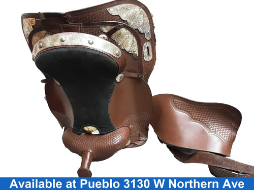 Circle Saddlery 2004 Brown Roping Saddle