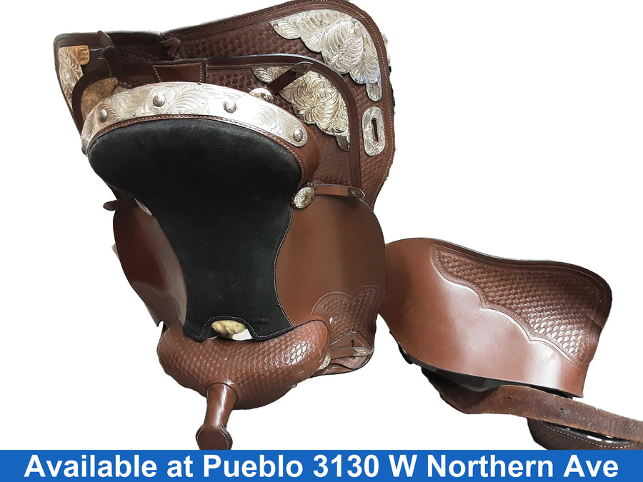 Circle Saddlery 2004 Brown Roping Saddle