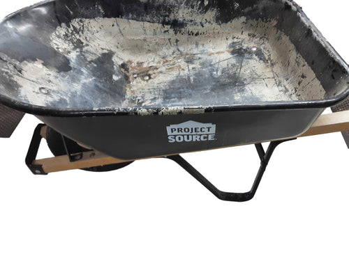 Project Square Black Wheelbarrow