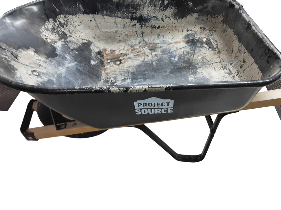 Project Square Black Wheelbarrow