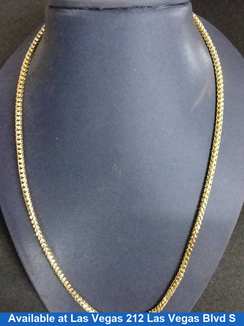 Fox Tail Chain - Yellow Gold 10k (.417) 21.2 grams 10 inch