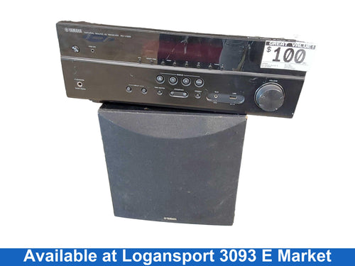Yamaha Rx-v385 Black Surround Sound Speaker