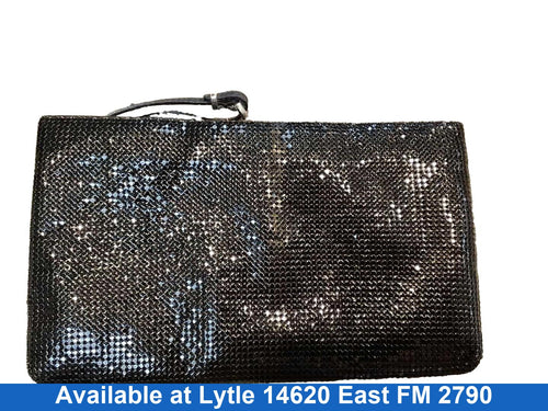 Whiting Davis N/v Black Purse / Handbag