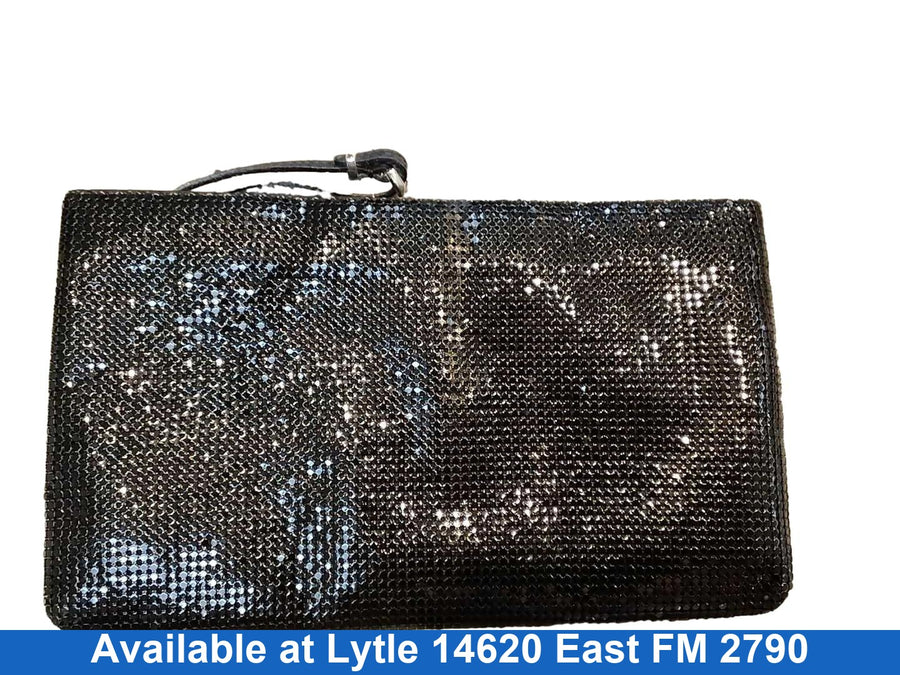Whiting Davis N/v Black Purse / Handbag