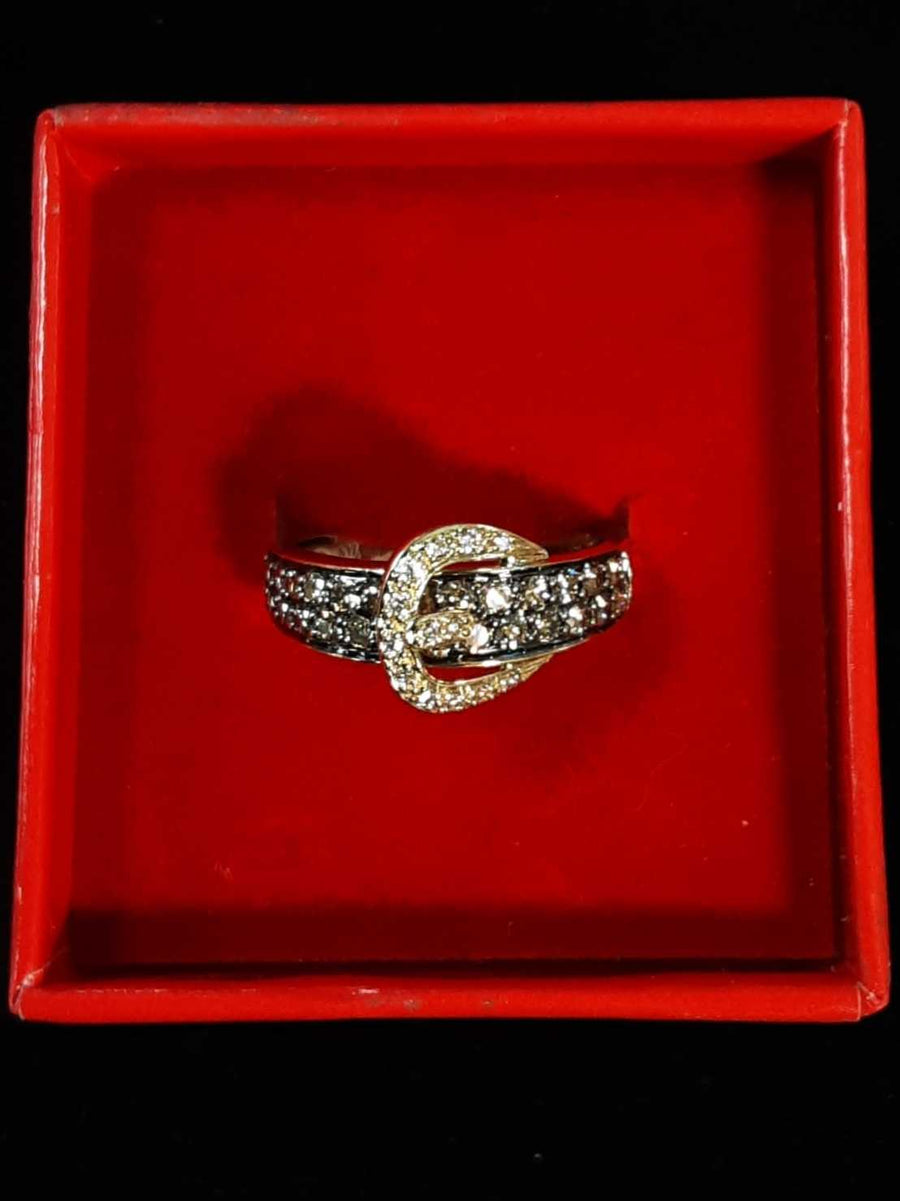 Women's Ring - Yellow Gold 14k (.585) 3.8 grams Size 20