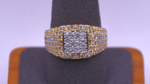 Men's Ring - Yellow Gold 10k (.417) 6.2 grams Size 10