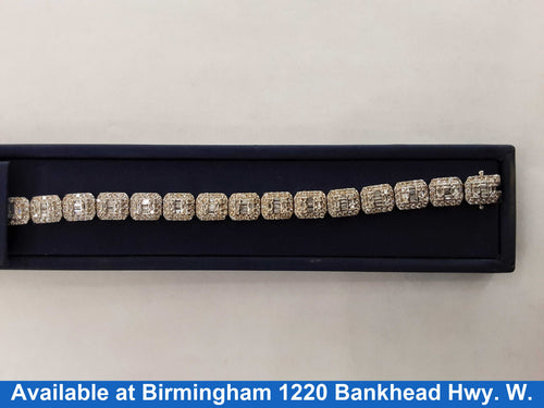 Bracelet - White Gold 10k (.417) 29.3 grams 8 inch