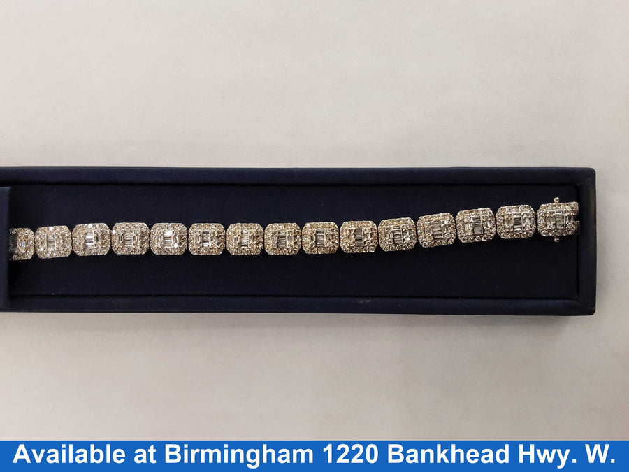 Bracelet - White Gold 10k (.417) 29.3 grams 8 inch
