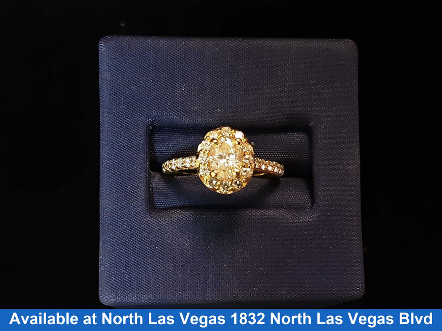 Women's Ring - Yellow Gold 14k (.585) 2.6 grams Size 10