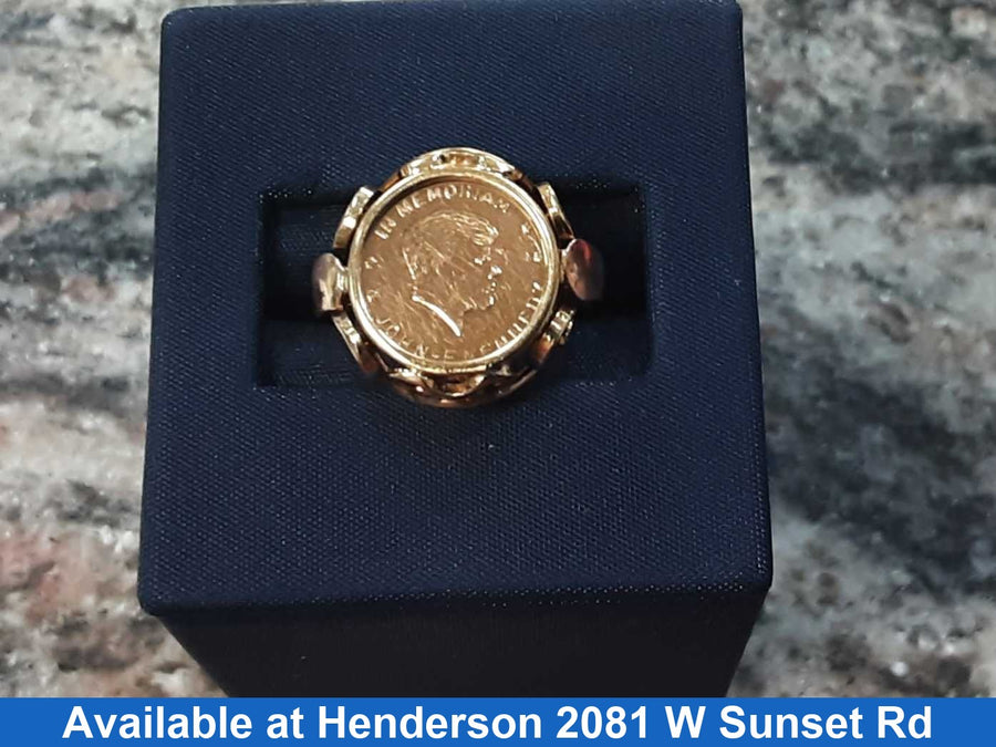Women's Ring - Yellow Gold 14k (.585) 3.1 grams Size 7