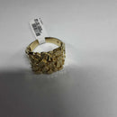 Men's Ring - Yellow Gold 10k (.417) 5.8 grams Size 13.5