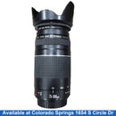 Canon Zoom Lens Ef 75-300mm Black Photographic Lens