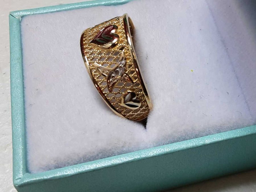 Women's Ring - Yellow Gold 14k (.585) 2.9 grams Size 12
