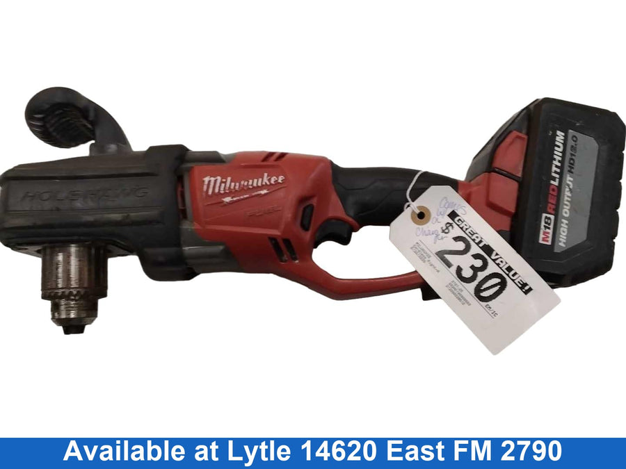 Milwaukee 2707-20 Red Cordless Right-Angle Drill