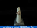 Women's Ring - Yellow Gold 14k (.585) 4.2 grams Size 20