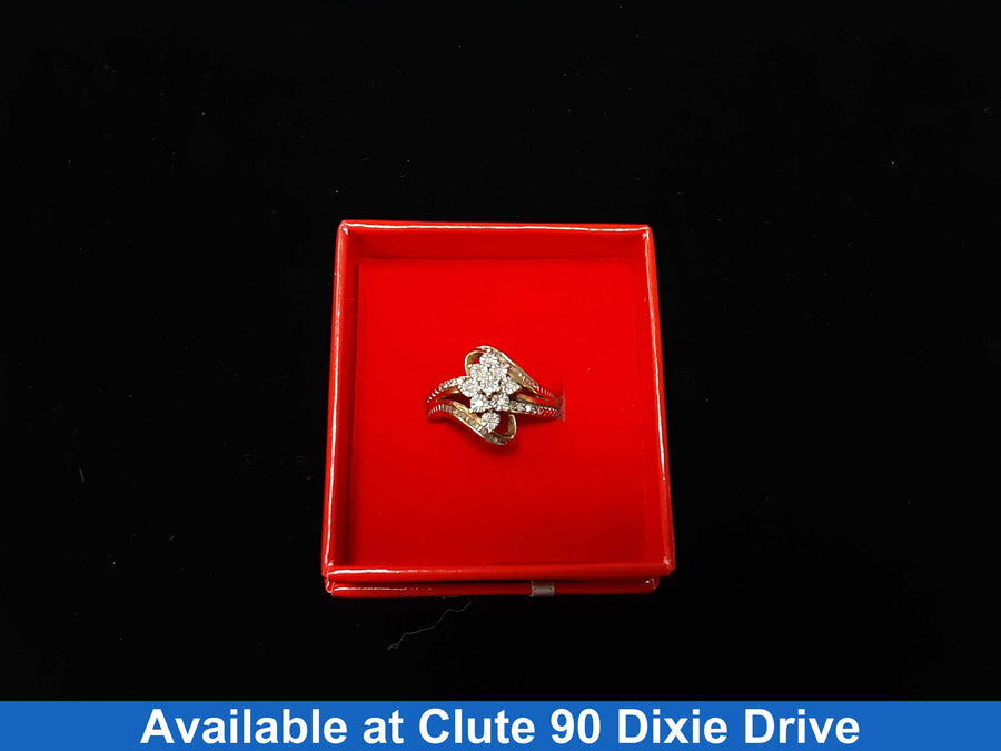 Women's Ring - Yellow Gold 10k (.417) 3 grams Size 20